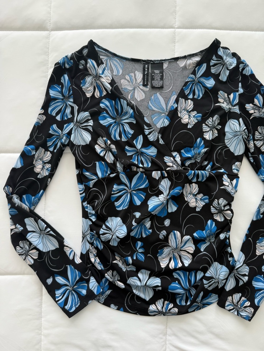 y2k floral top